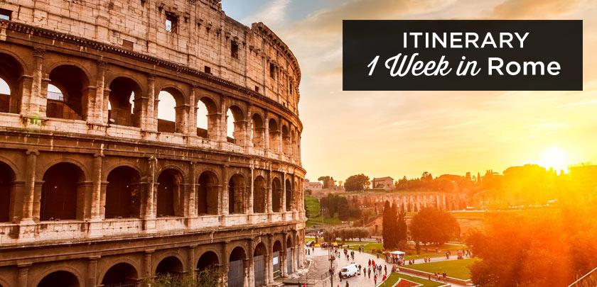 One week in Rome